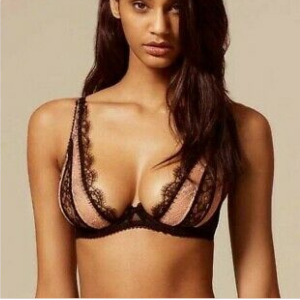 Agent Provocateur Saffi Black lace bra 32DD